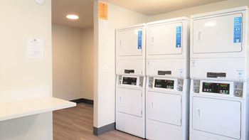 Bright laundry room